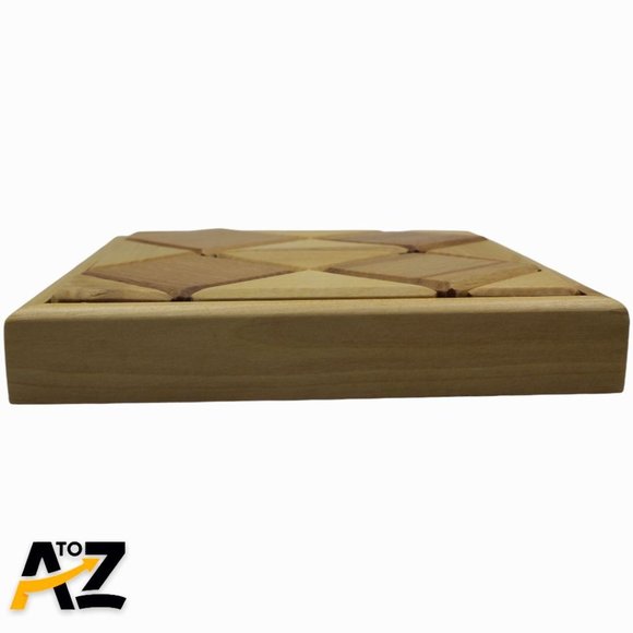 Brain Baffler Mosaïc Art Puzzle IQ Collection Rare Wooden Pieces - Picture 6 of 12